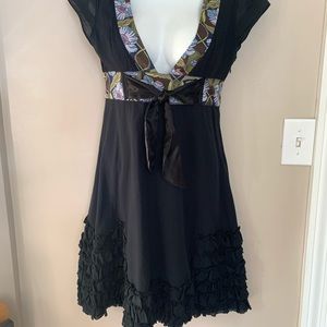 Free People Floral Tie Waist Dress Size 0